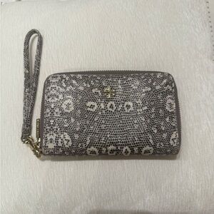 Tory Burch Women's Emerson Wristlet Zip Continental Wallet